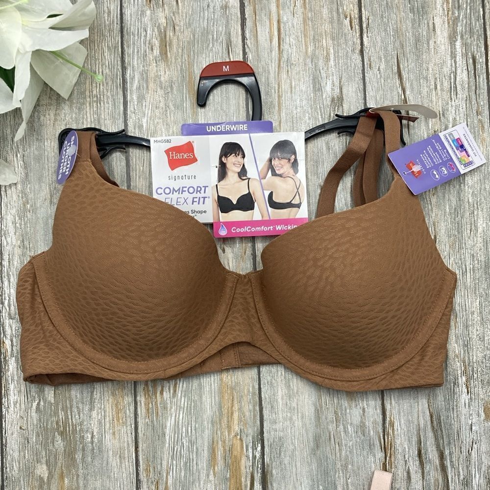 Women's ComfortFlex Fit Easywire T-Shirt Bra Size M